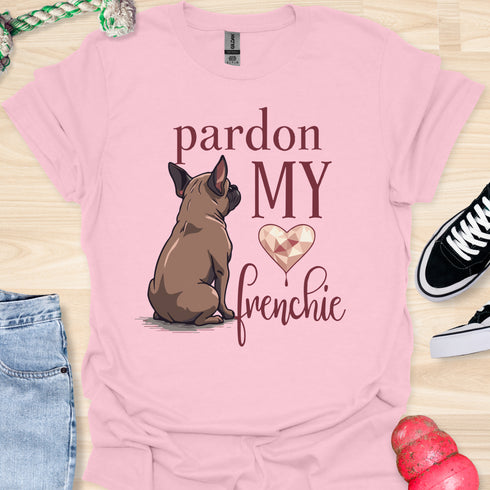 Pardon my frenchie - V3 - Brown Shy Innocent T-Shirt